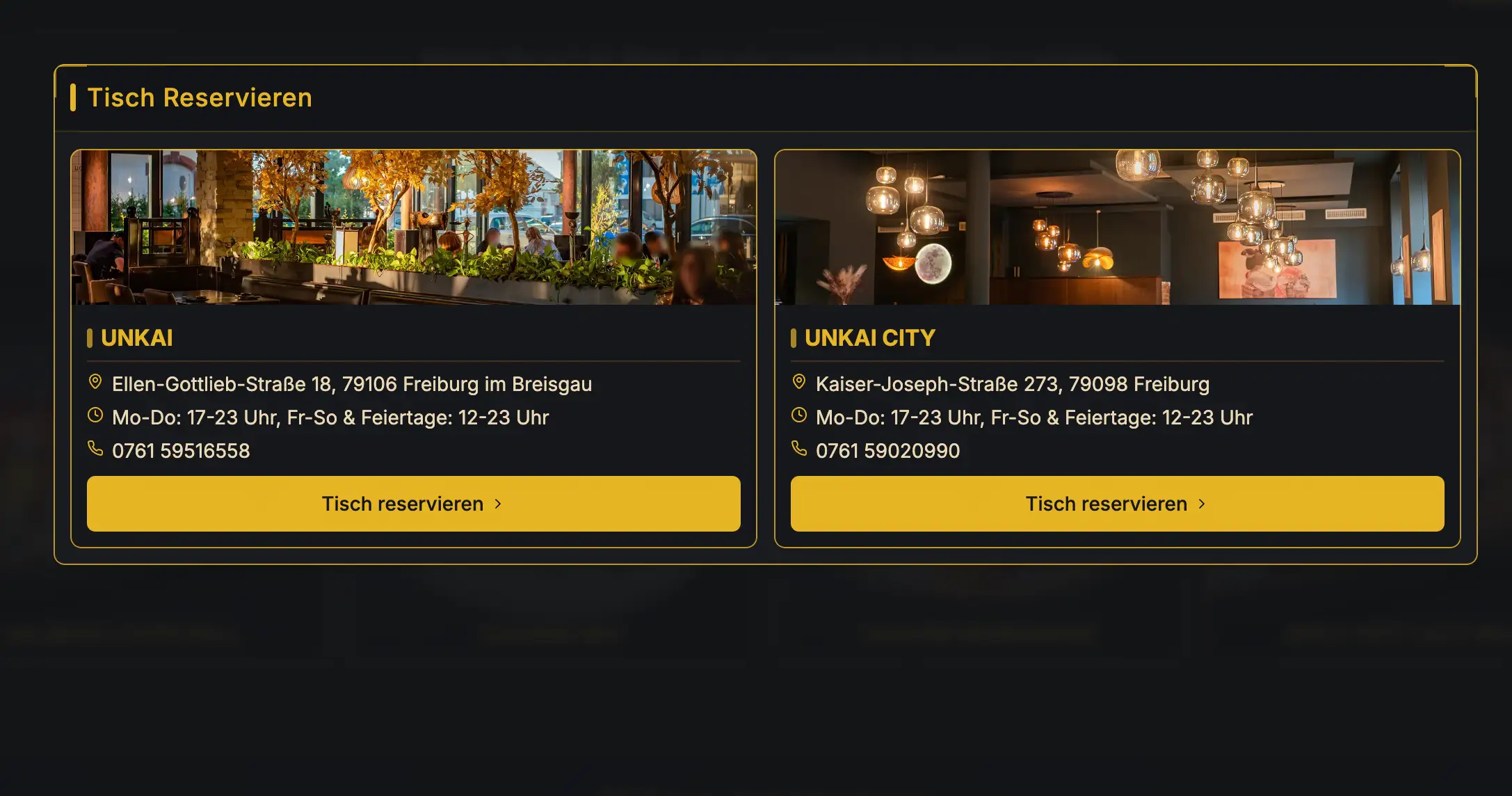 UNKAI Website Screenshot 3